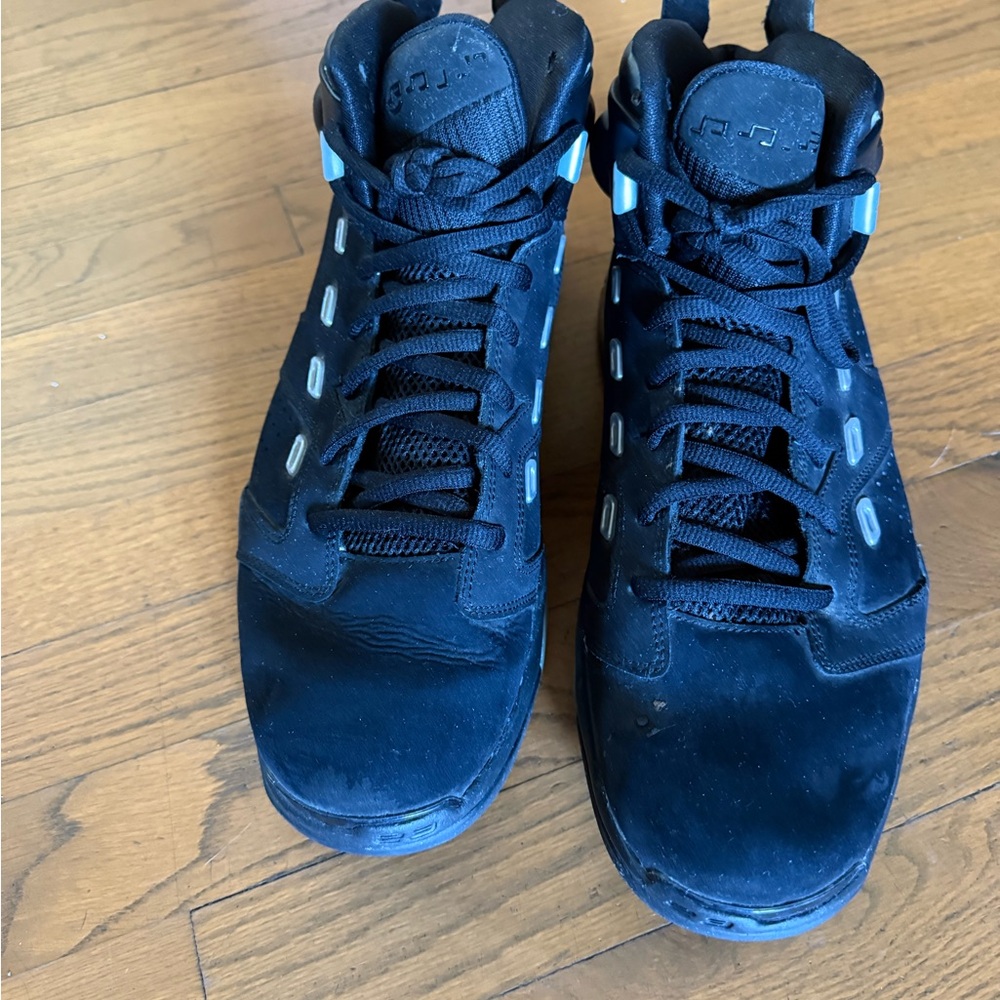 Nike Jordans Black High-Top Sneakers